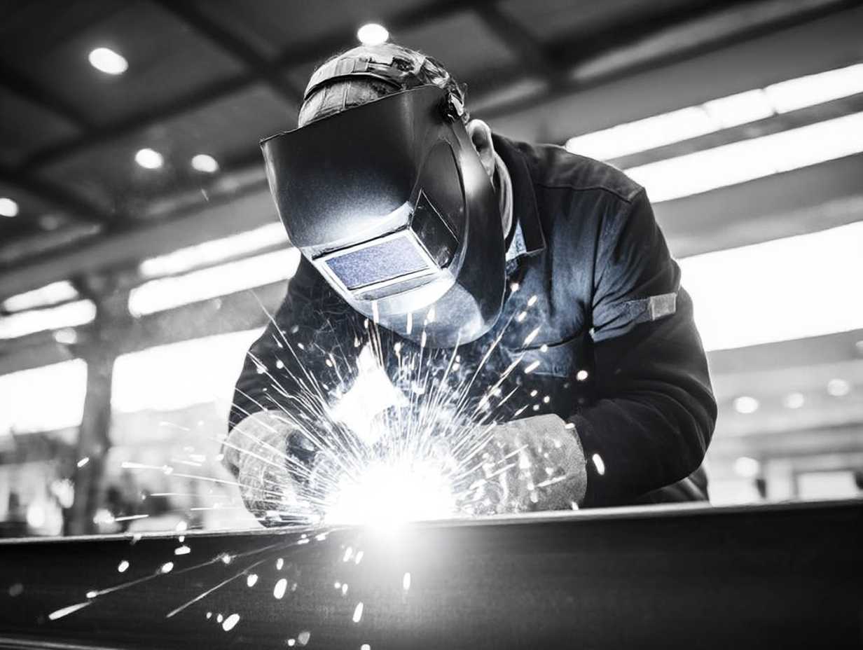 Industrial metal welding process